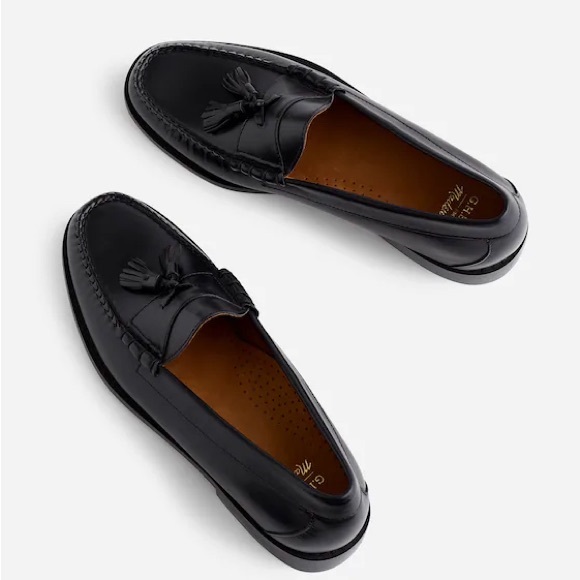 Madewell x G.H.BASS Lennox Weejuns® Loafers in Black Size 12 M NWOB $195 NS440